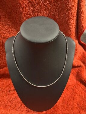 J Bloom  Silver Beaded Chain Necklace - Silver